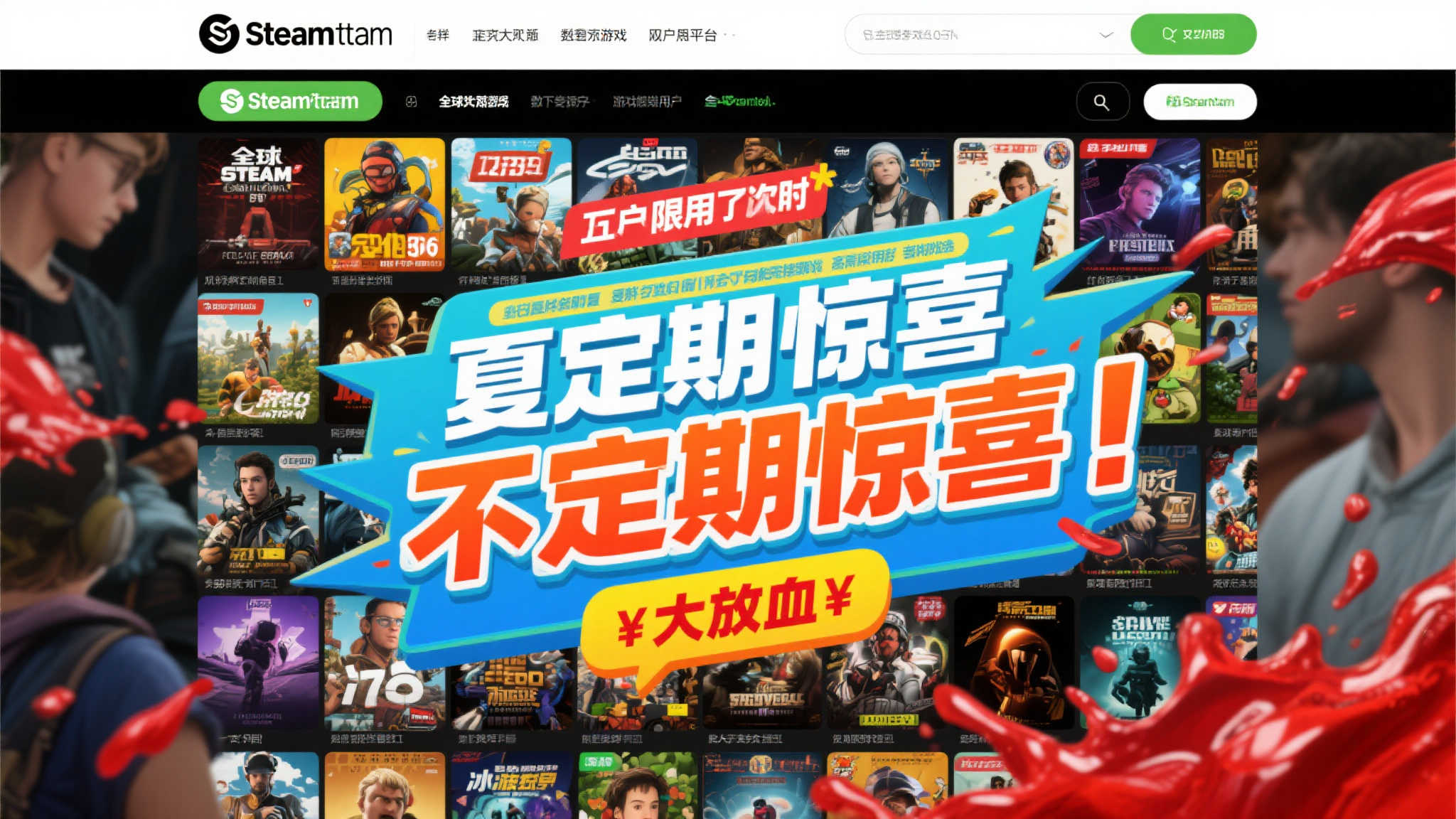 Steam夏促提前开启!海量史低折扣抢先体验! Steam夏促提前开启!海量史低折扣抢先体验!