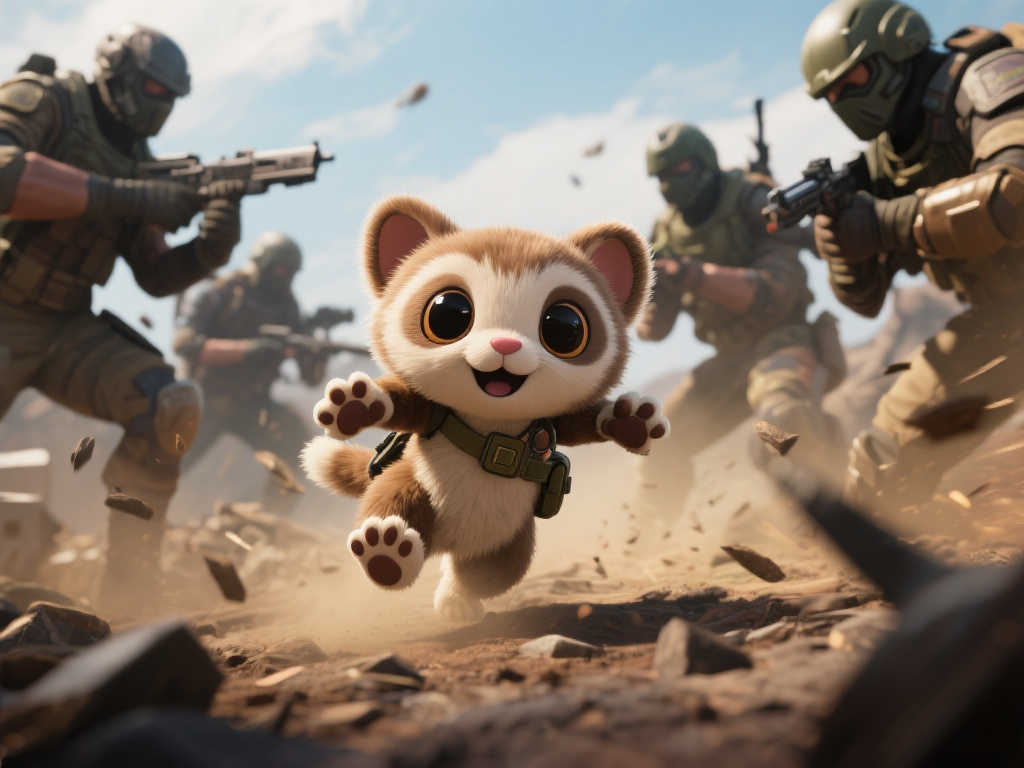 打造终极战斗伙伴「仓鼠」守护家园！FPS新作《MOCHIO》震撼发布